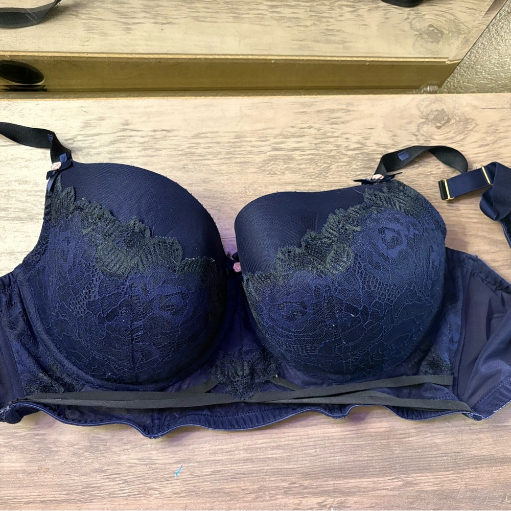 Cacique Midnight Lace Underwire Bra